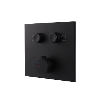 Смеситель для душа Vincea VSCV-421MB встраиваемый в стену черный матовый без термостата