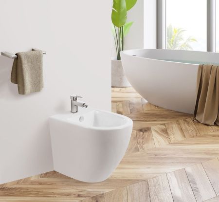 Биде напольное BelBagno SFERA-R BB2141B цвет белый