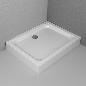 Душевой поддон Am.Pm Gem W90T-404-100280W акрил белый с каркасом