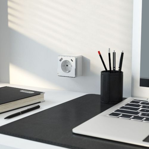 Розетка с заземлением, шторками и USB Werkel Gallant (Галлант) 4690389179594 - фото 2
