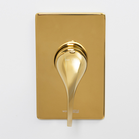 Смеситель для душа WasserKRAFT Sauer 7100 7151 встраиваемый золото