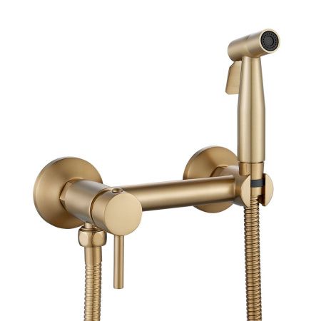 Гигиенический душ со смесителем Shevanik S107G золото