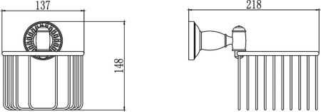 Держатель освежителя воздуха Savol S-006655C