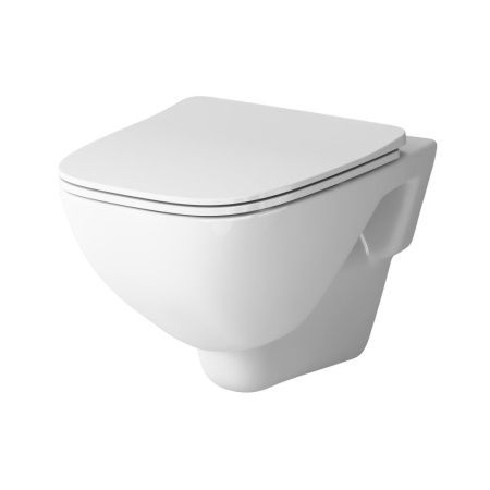 Унитаз подвесной Am.Pm X-Joy C851701SC белый с сиденьем микролифт безободковый каскадный смыв