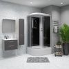 Душевая кабина Niagara Classic 25101434R 120х80 асимметричная с крышей ориентация правая