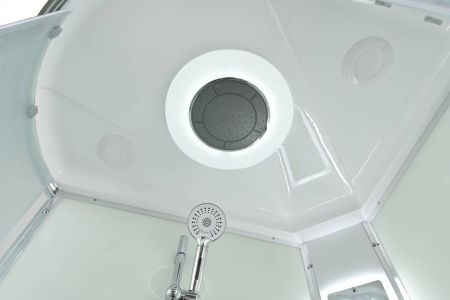 Душевая кабина AvaCan EM EM2812RLED 120х80 асимметричная с крышей ориентация правая