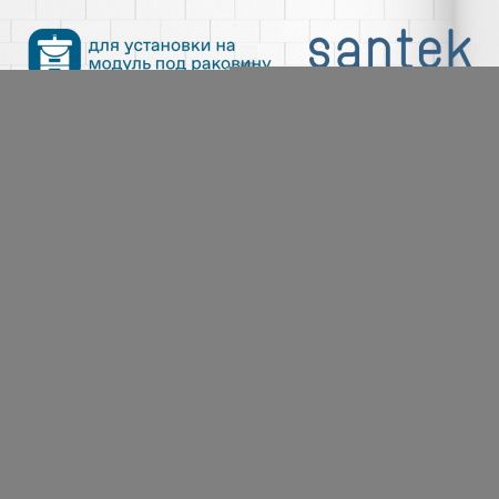 Раковина из сантехнического фарфора Santek Индига WH301978 80х50 накладная цвет белый