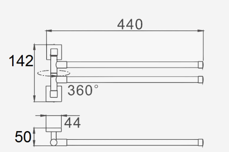 Полотенцедержатель D-Lin D253222