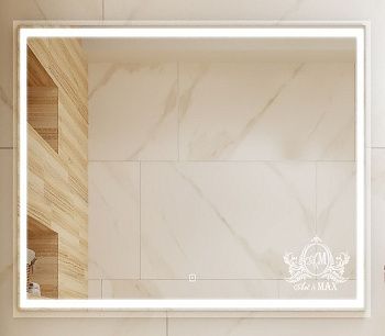 Зеркало с подсветкой Art&Max MONZA AM-Mon-900-800-DS-F 90х80 подвесное