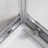 Душевой уголок Cezares RELAX 304 RELAX-304-AH-2-120/90-C-CR 120х90 стекло прозрачное профиль хром без поддона