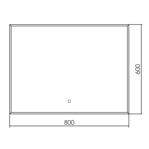 Зеркало в ванную ABBER AG6103SL-0.8 80х60 - фото 4