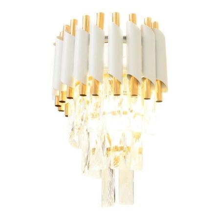 Светильник настенный Lumina Deco Funneli (Фуннели) LDW 6003-2 WT+F.GD