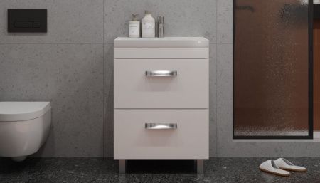 Тумба под раковину Velvex ORLANDO tnORL.60-211 60х40 напольная цвет белый