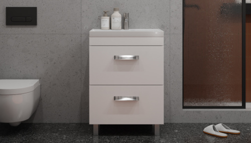 Тумба под раковину Velvex ORLANDO tnORL.60-211 60х45х80 напольная цвет белый - фото 2