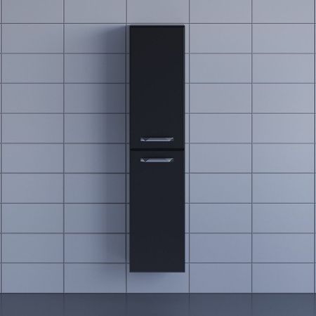 Шкаф-пенал Uperwood Foster 291020527 40х160 подвесной цвет черный