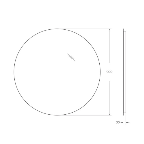 Зеркало BelBagno SPC-INT-900-LED 90х90 - фото 5