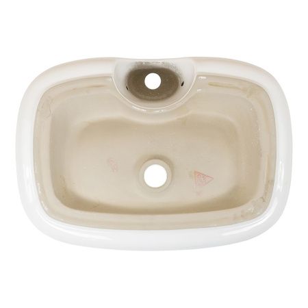 Раковина из сантехнического фарфора Melana 320326-805 60х40 накладная цвет белый 1 отверстие под смеситель