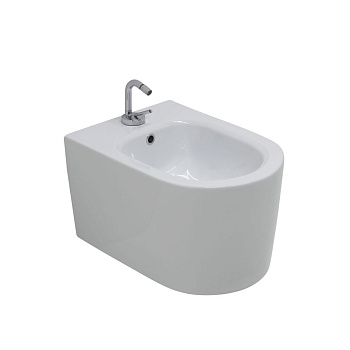Биде White Ceramic Geo W1090401 подвесное