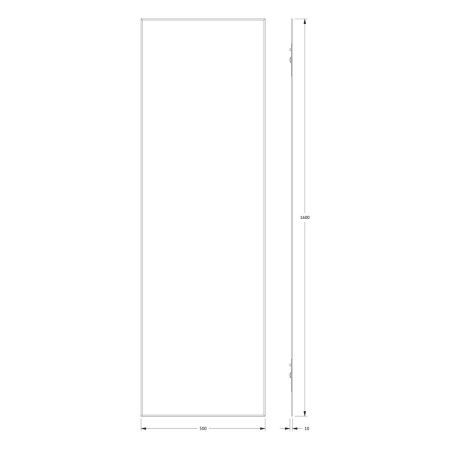 Зеркало Evoform Standard BY 0255 50х160 подвесное