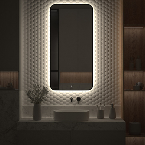 Зеркало в ванную Defesto AURA DF 2968S 60х120 - фото 5