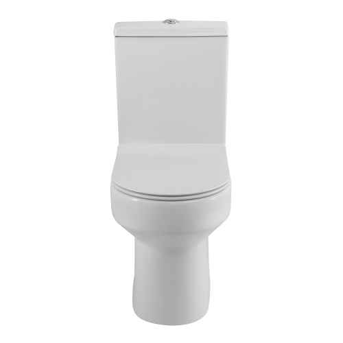 Унитаз напольный с бачком BelBagno NORMA BB339CPR/BB339T/BB076SC белый с сиденьем микролифт безободковый каскадный смыв - фото 5