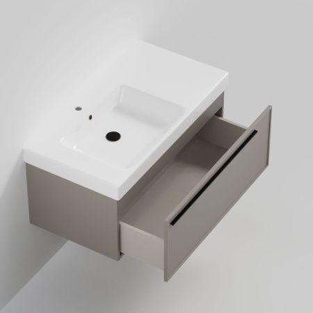 Тумба с раковиной La Fenice ELBA NFNC-01-ELB-C-90-3-90L 90х50 подвесная цвет бежевый