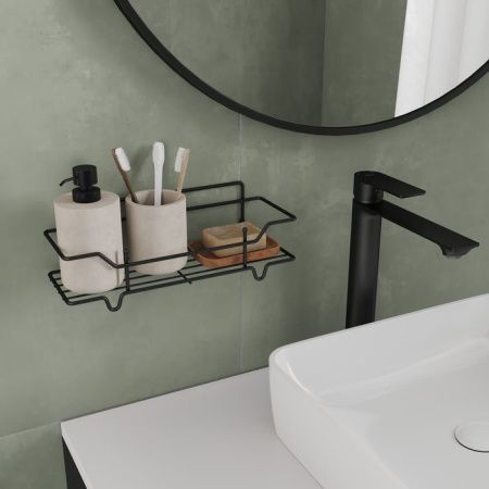 Полка в ванную комнату Milardo Grid GRICS1BM44