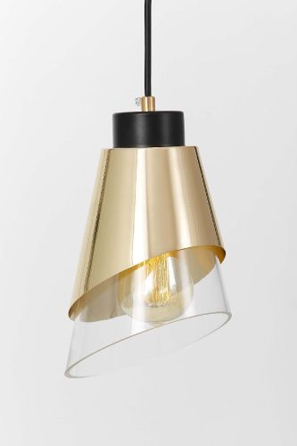 Светильник подвесной Lumina Deco Fabro (Фабро) LDP 7013-1 F.GD+PR - фото 2