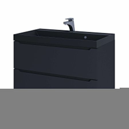 Тумба с раковиной Uperwood Tanos-Classic Quartz 3930421700 80х50 цвет черный