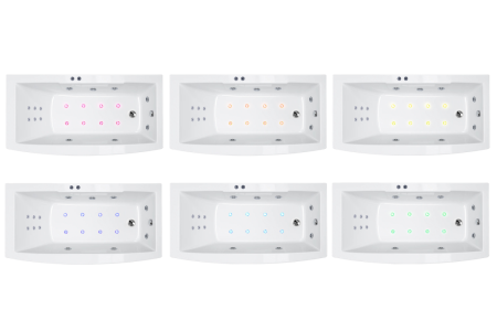 Ванна акриловая Royal Bath FATO RB326100DL 170х85 пристенная прямоугольная с каркасом