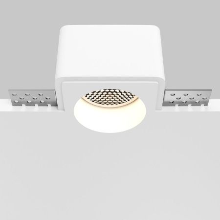 Светильник встраиваемый Maytoni Technical Gyps Modern DL123-GU10-01-W
