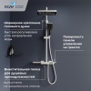 Душевая стойка RGW Shower Panels 51140134-03 настенная цвет белый с термостатом