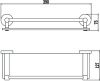 Полка в ванную комнату Savol S-408791