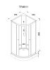Душевая кабина Parly Effect TMF911 85х85 четверть круга без крыши ориентация универсальная