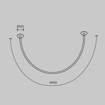 Светильник подвесной Maytoni Tau Modern MOD146PL-L40G3K