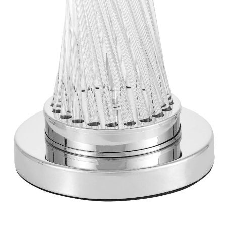 Настольная лампа Lumina Deco Villanova (Вилланова) LDT 302 CHR+BK