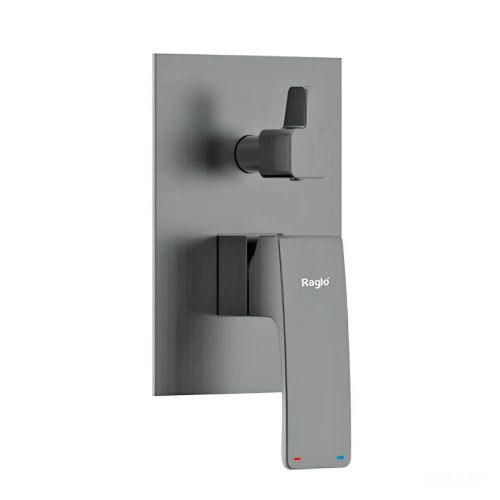 Смеситель для ванны и душа Raglo R01 R01.272.09 встраиваемый в стену графит - фото 2