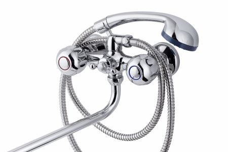 Cмеситель для ванны и душа TSARSBERG TSB-111-30 настенный хром