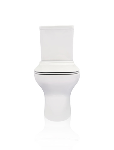 Унитаз напольный с бачком Creo Сeramique ARCHILITE COMBO-AS1003/ARL1002/AS1001T белый с сиденьем с микролифт душевой смыв - фото 2