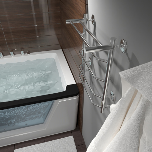 Полотенцесушитель Тругор Браво Пэк сп БравоПэксп3П/605032 53х60 электрический хром - фото 4