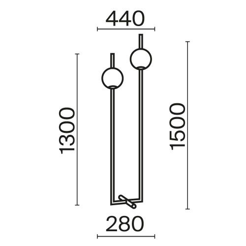 Светильник напольный Maytoni The Sixth Sense Z020FL-L12BS3K - фото 5