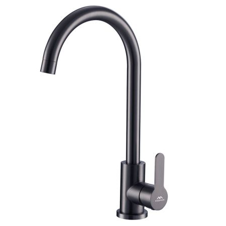 Смеситель для кухни Fashun A54001N-17 на мойку графит