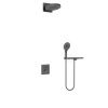 Душевая система Vincea Inspire VSFW-3I21MT1RGM встраиваемая в стену цвет вороненая сталь с термостатом