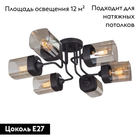 Люстра потолочная Vitaluce V4888-1 V4888-1/6PL