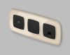 Комплект механизма компьютерной розетки Ambrella Volt MO812005