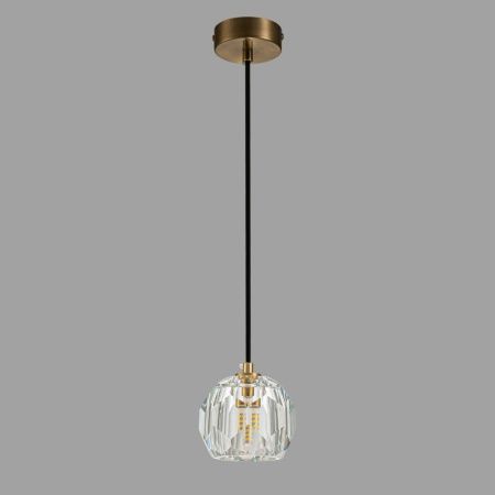 Светильник подвесной Belfast Clifton (Цлифтон) D3315-1 GL CL