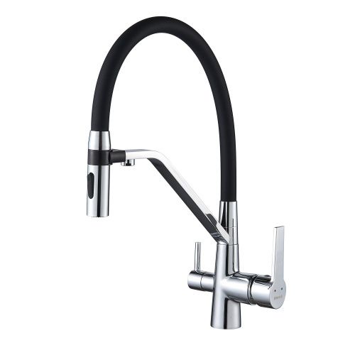 Смеситель для кухни Shevanik S278 на мойку хром - фото 2