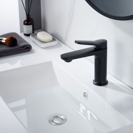 Смеситель Shevanik S43H S4301H на раковину черный