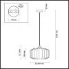 Светильник подвесной Odeon Light BINGA (БИНГА) 4747/1