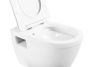 Унитаз подвесной BelBagno LOTO BB070CHR/SC белый с сиденьем микролифт безободковый каскадный смыв